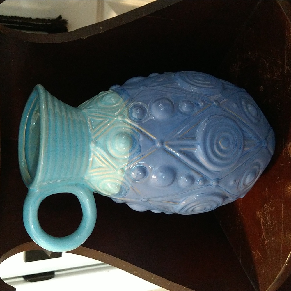 Ombre Blue Pitcher/Vase